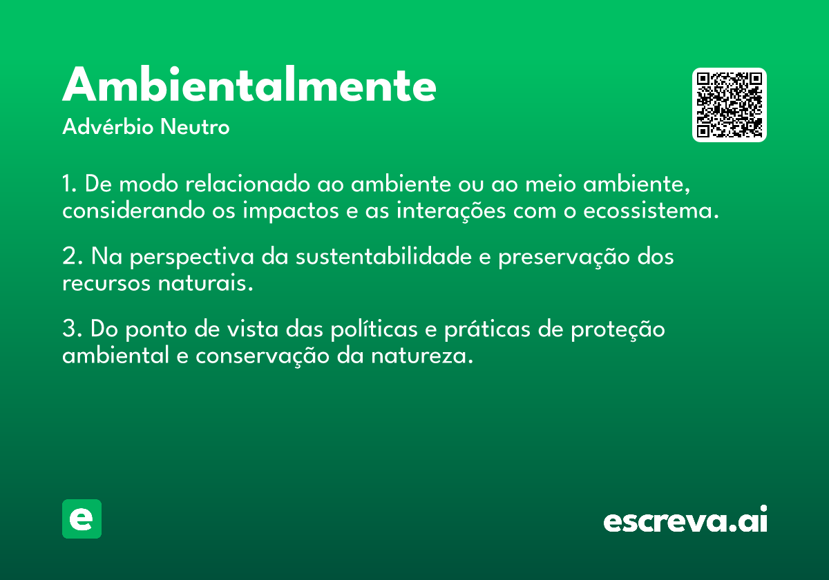 ambientalmente