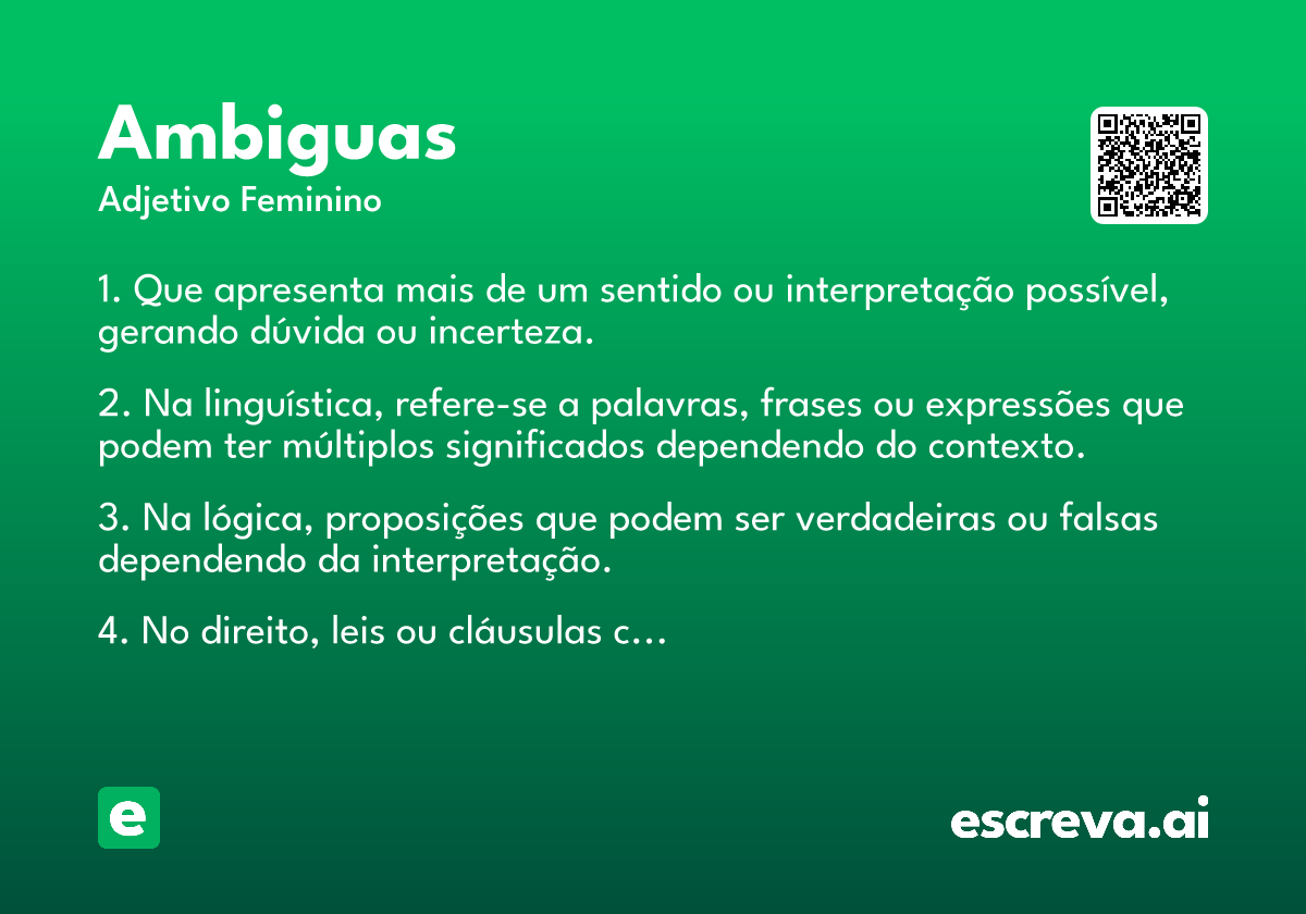 ambiguas