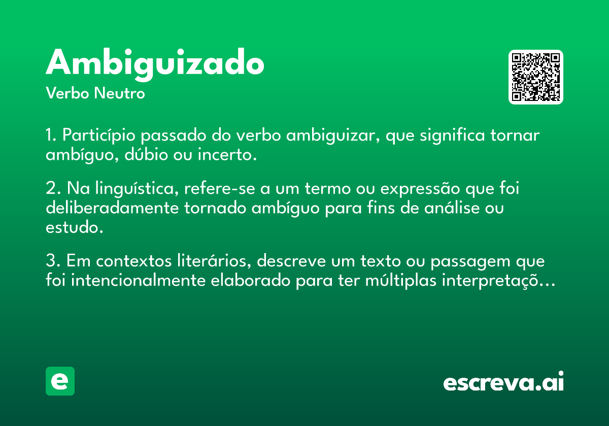 ambiguizado