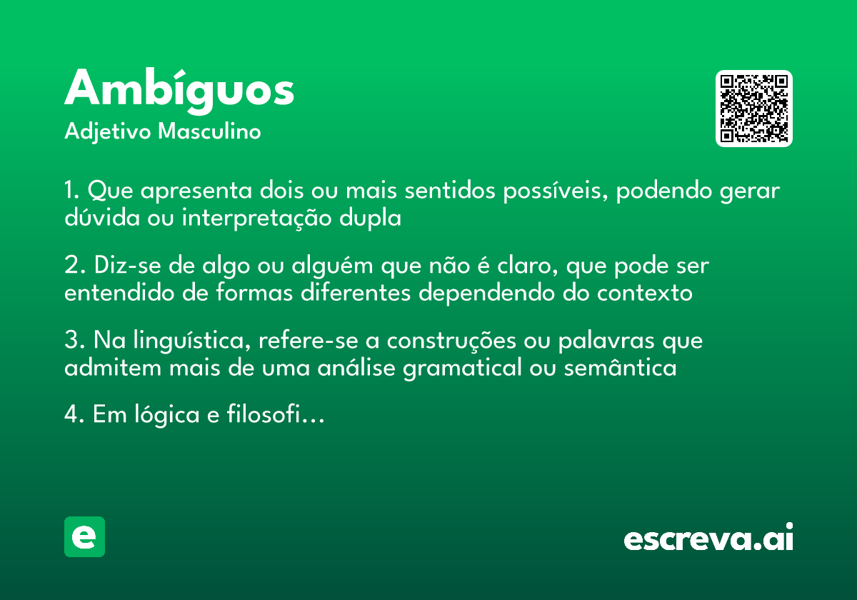 ambíguos