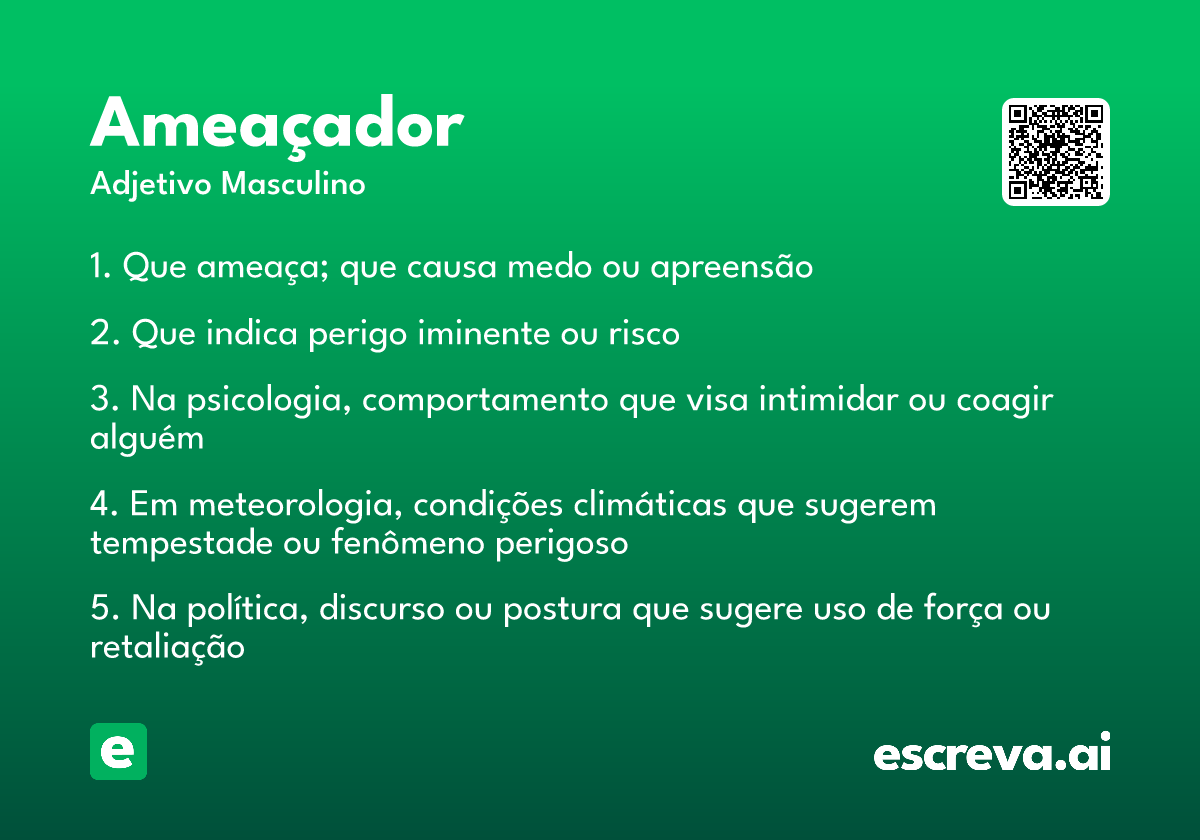 ameaçador