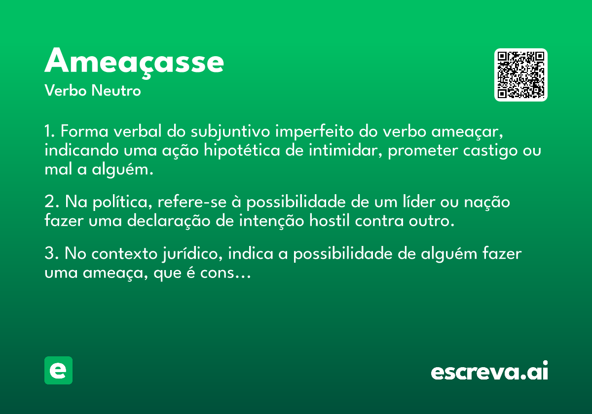 ameaçasse