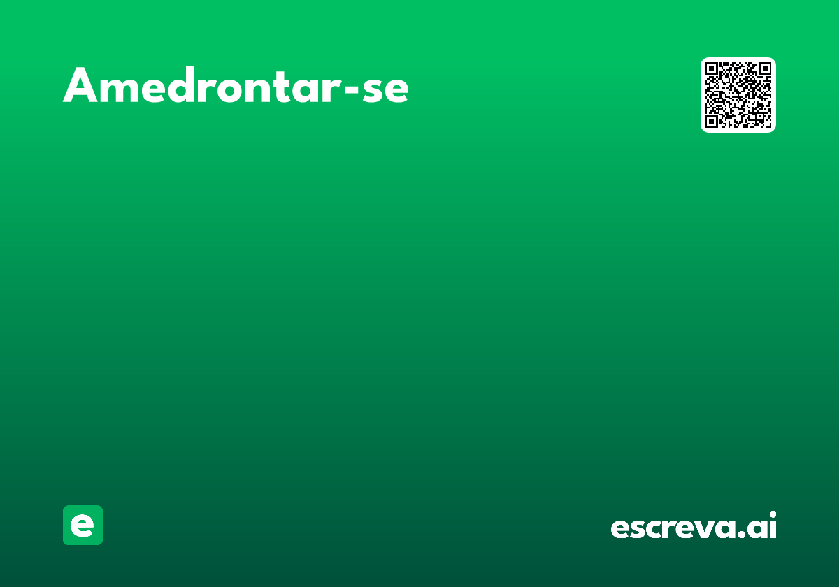 amedrontar-se