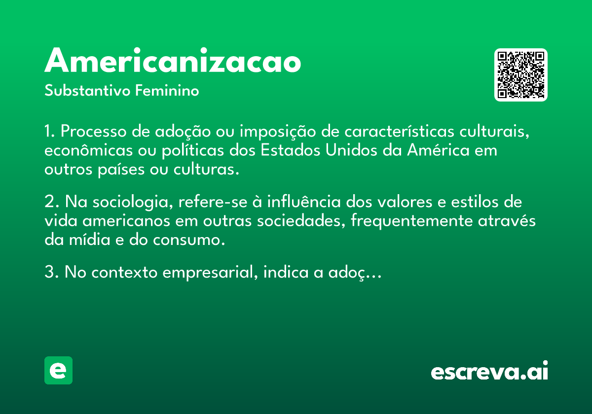 americanizacao
