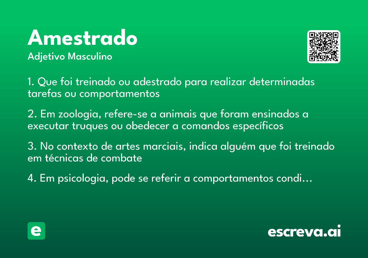 amestrado