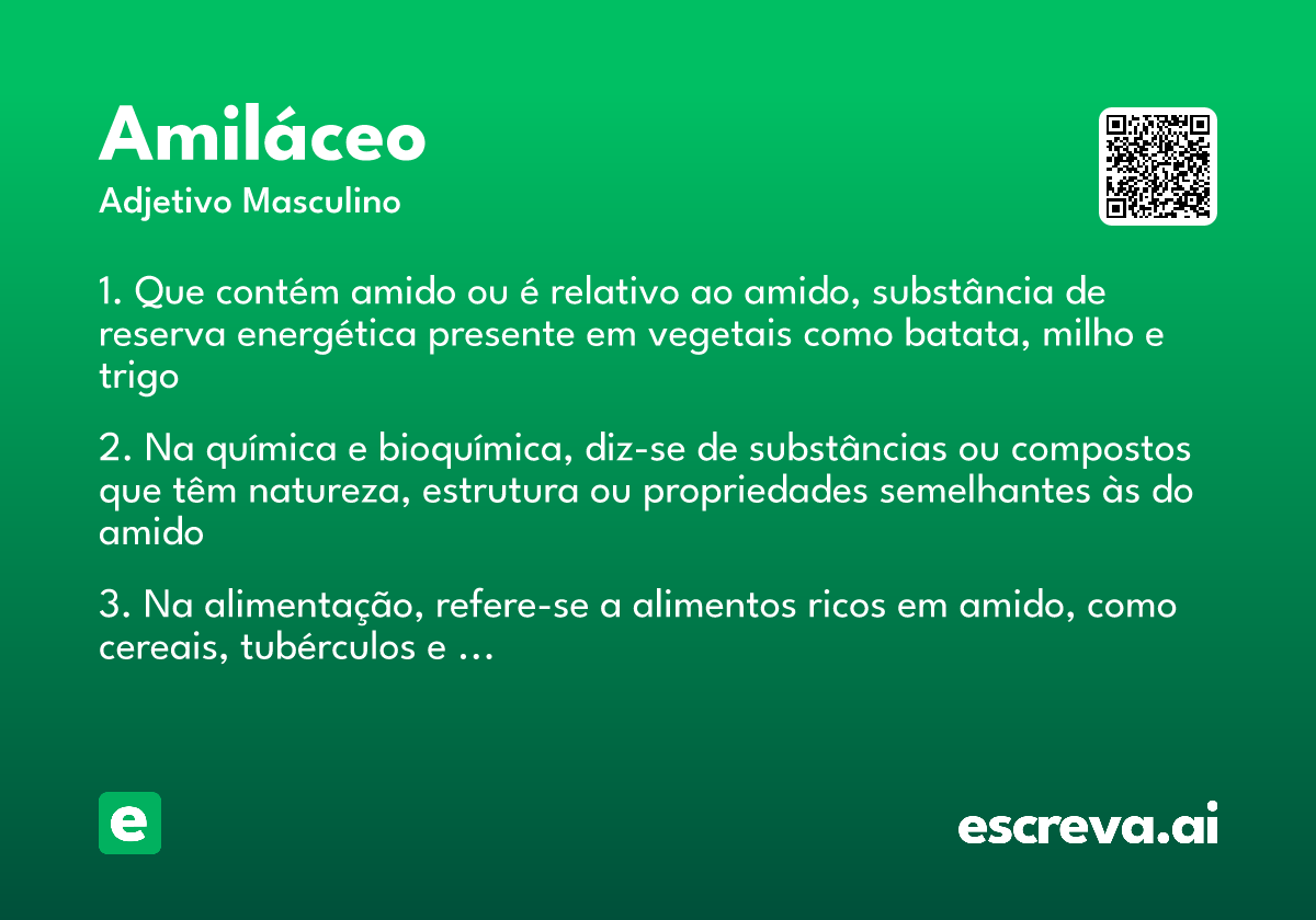 amiláceo