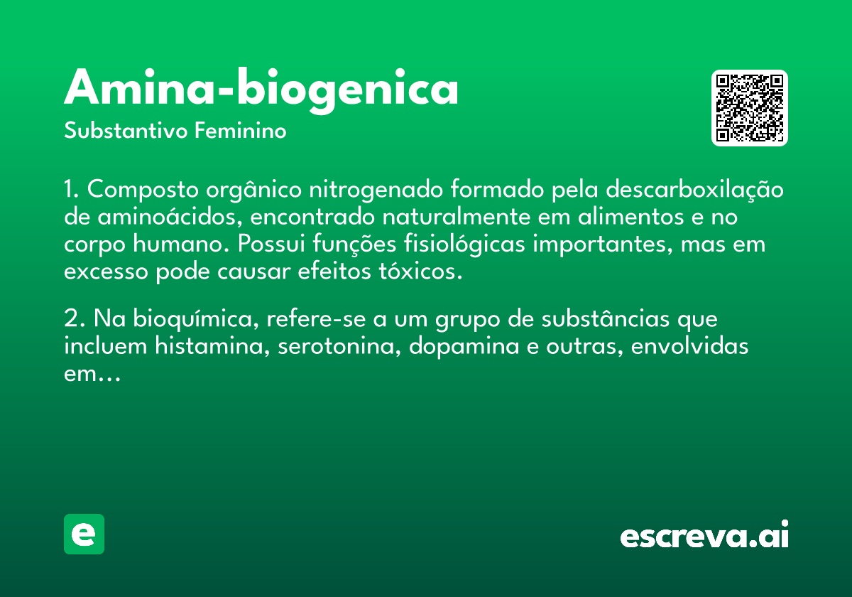 amina-biogenica