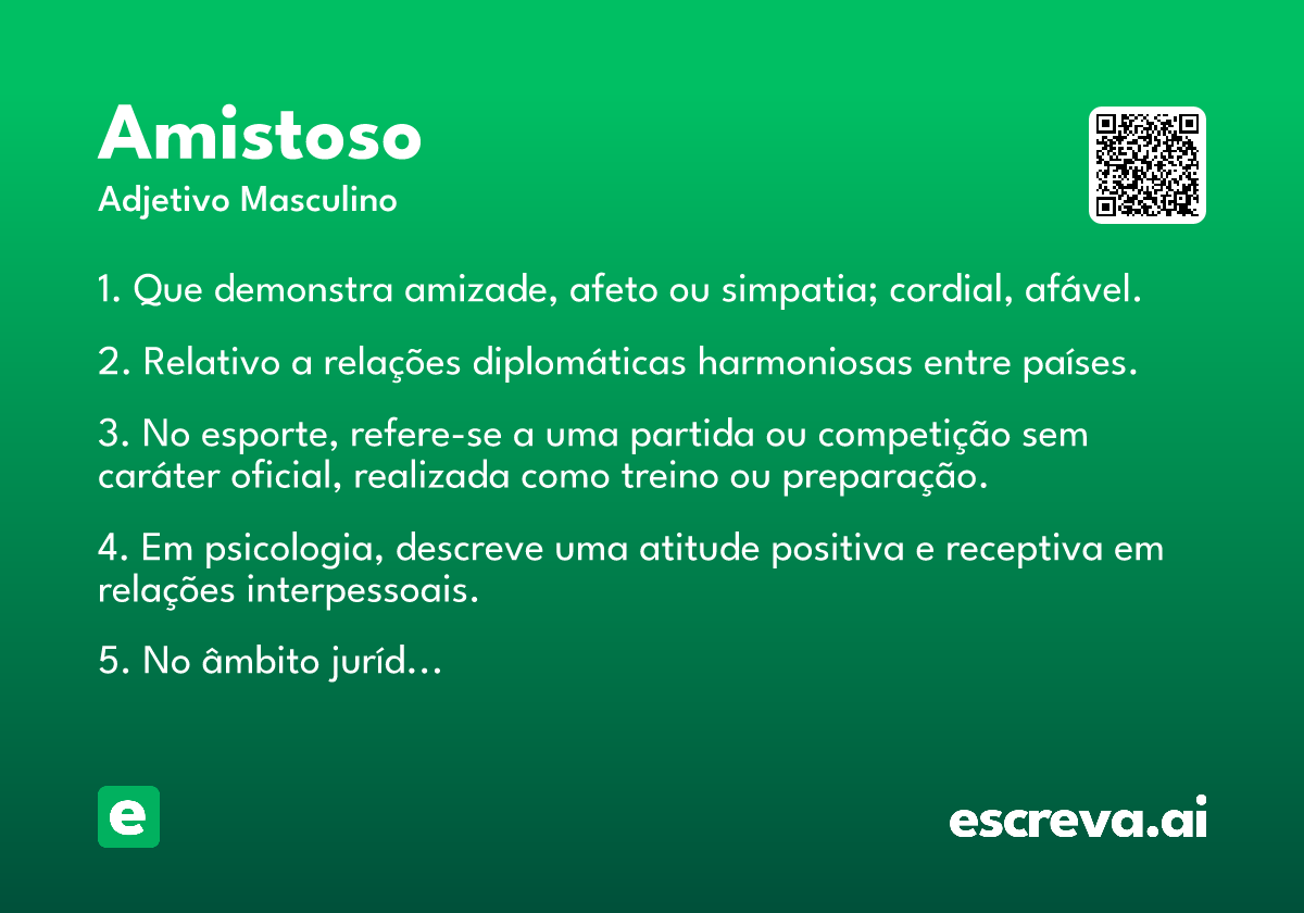 amistoso