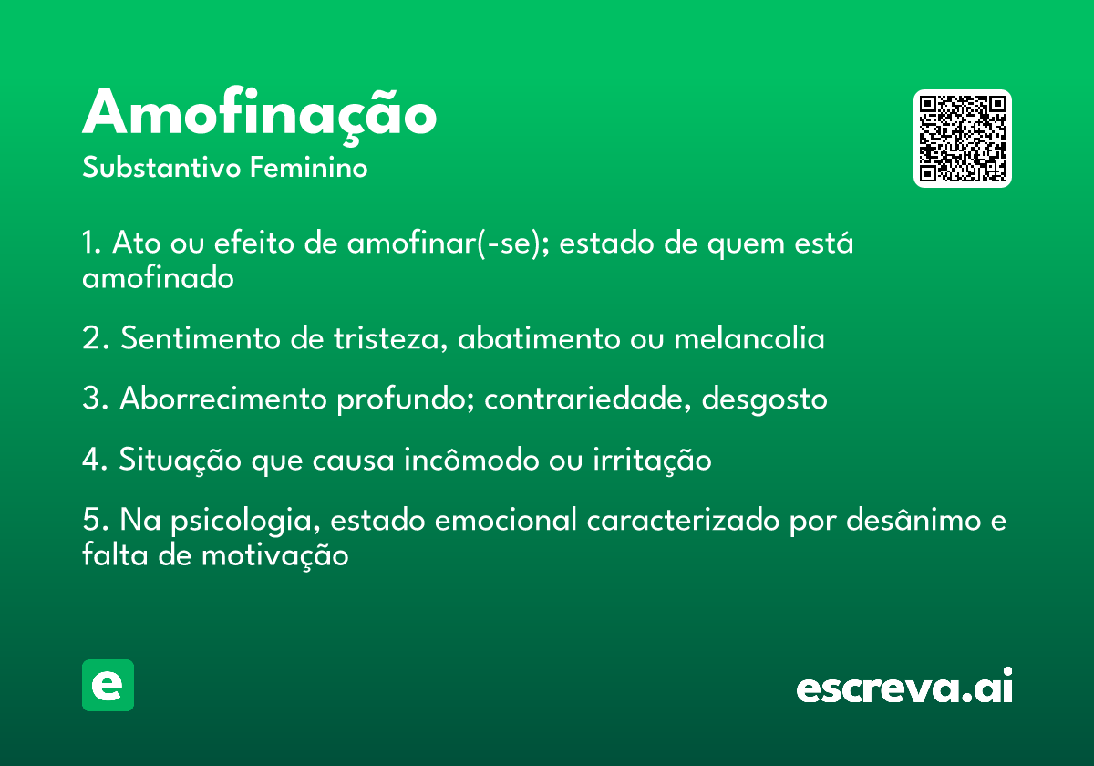 amofinação