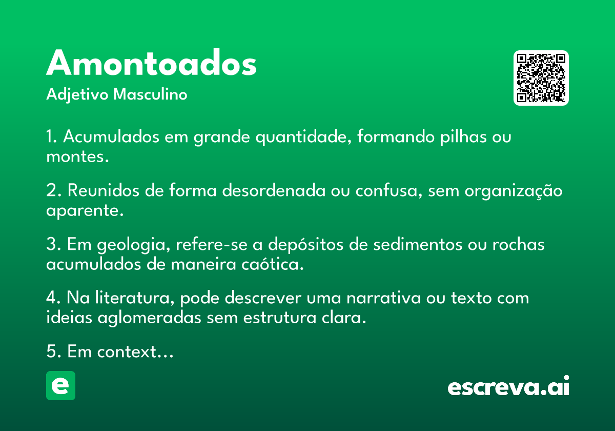 amontoados