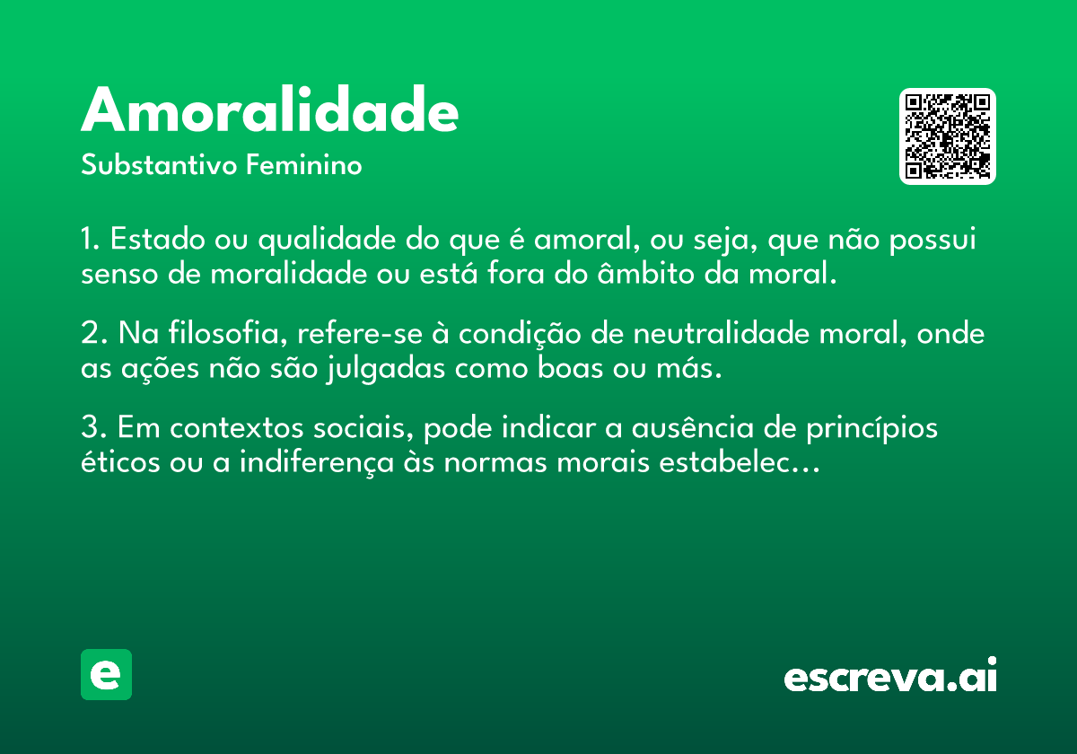 amoralidade