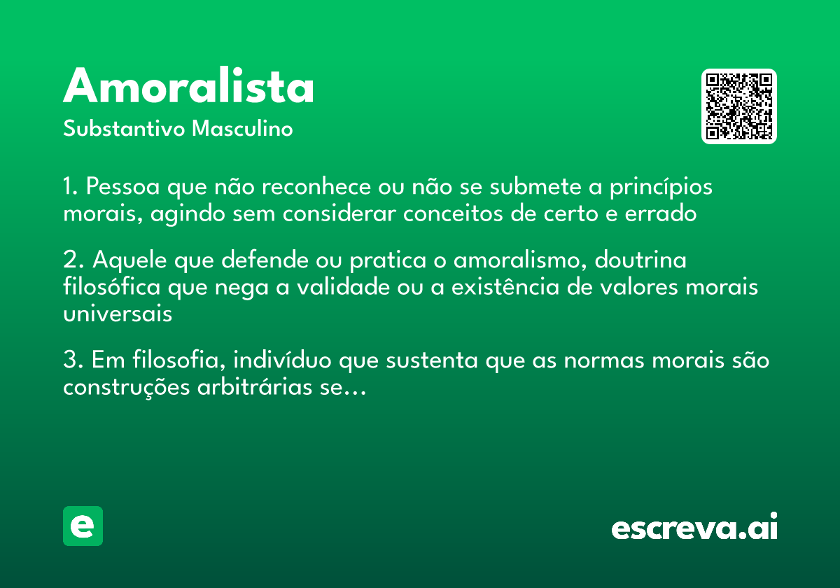 amoralista