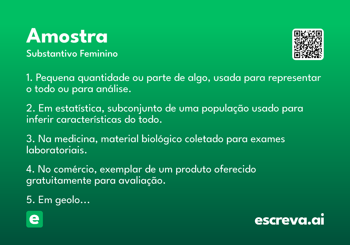 amostra