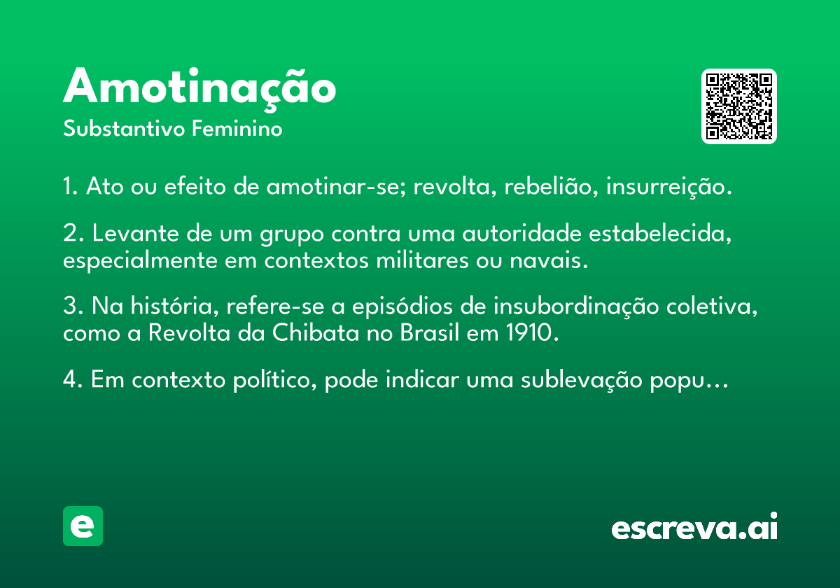 amotinação
