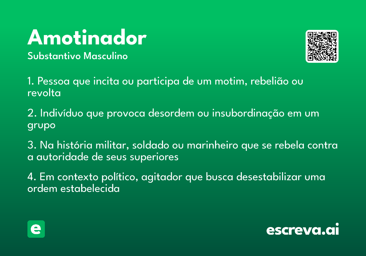 amotinador