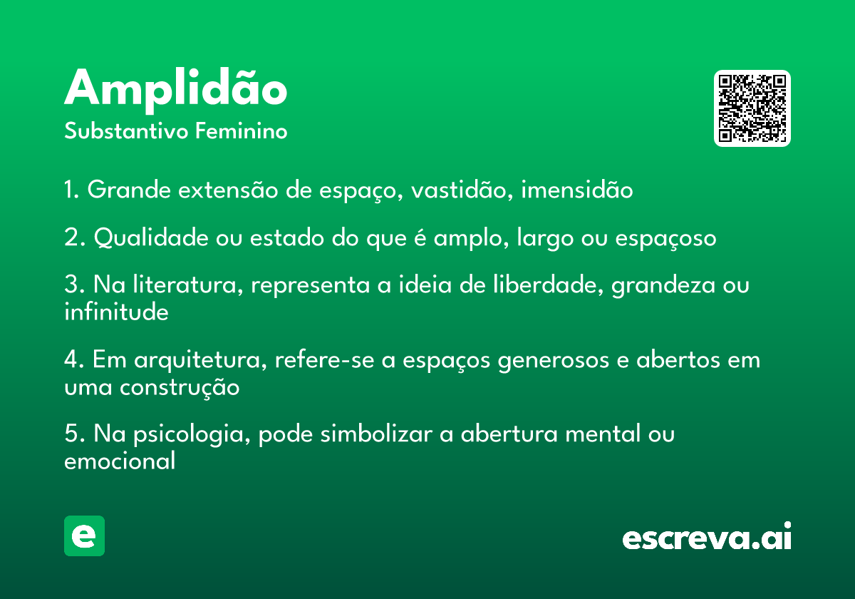amplidão