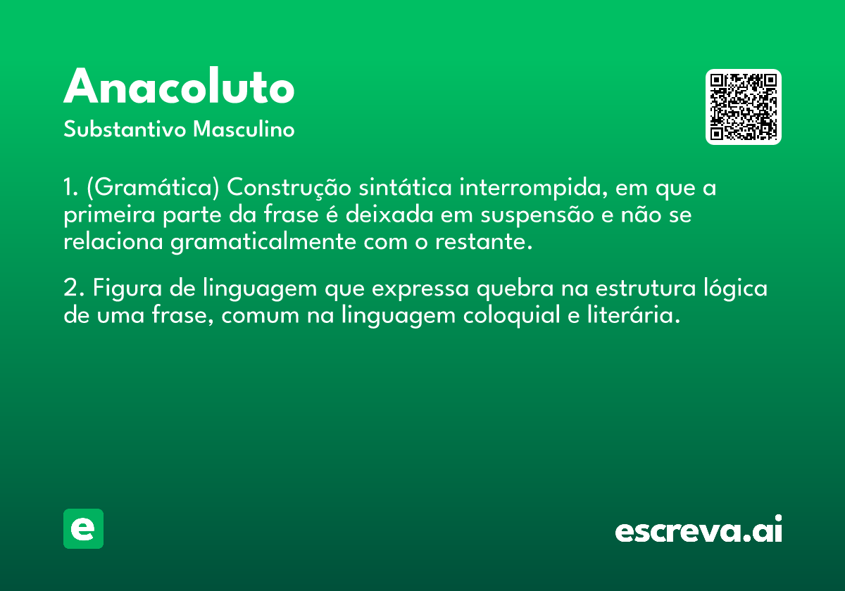 anacoluto