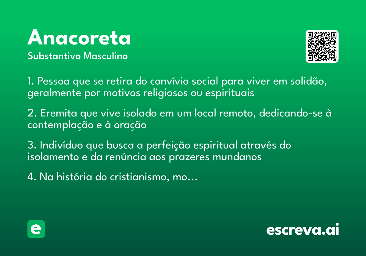 anacoreta