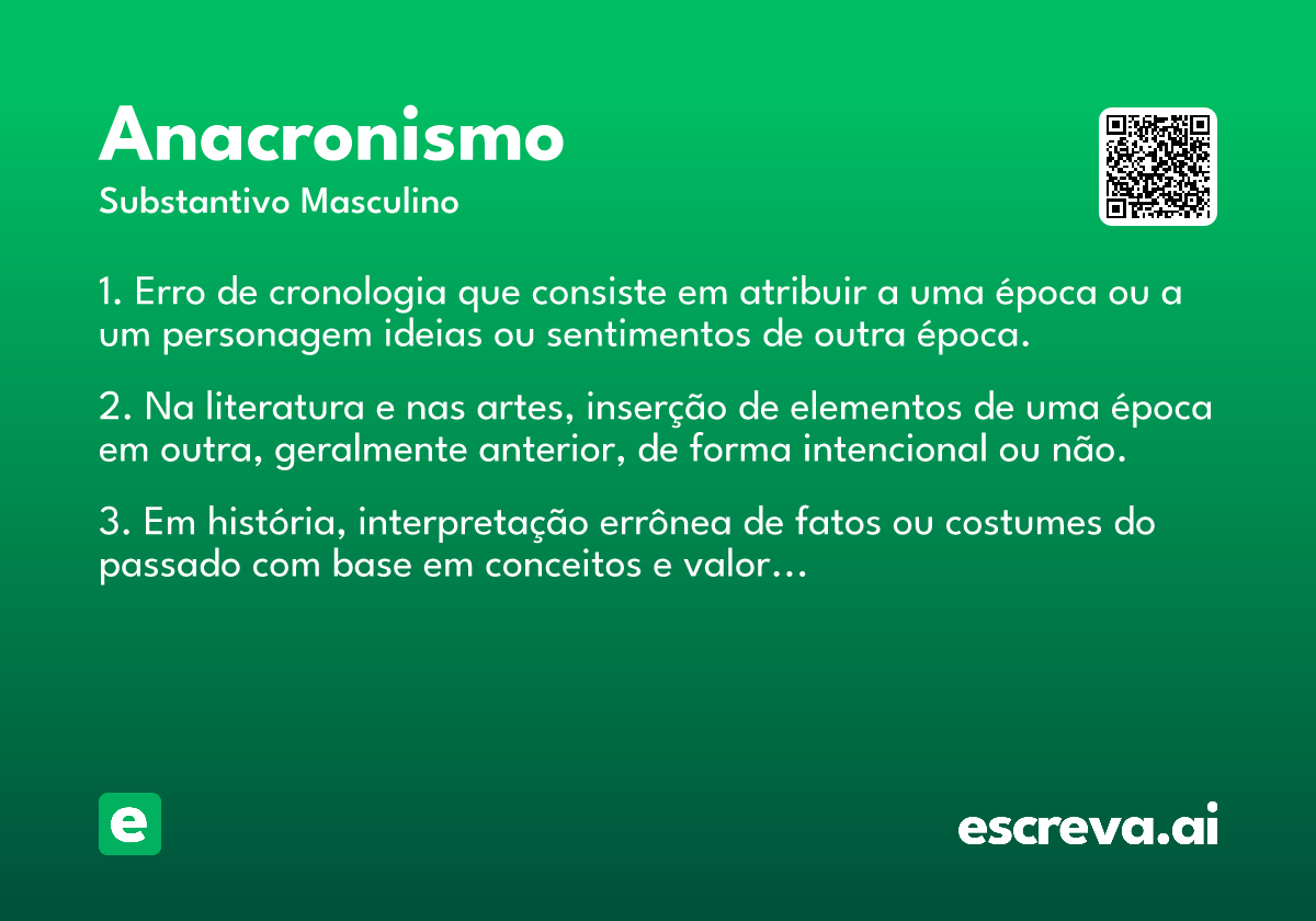anacronismo