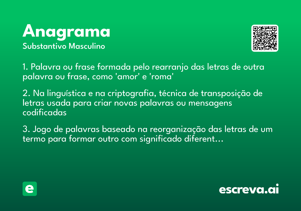 anagrama