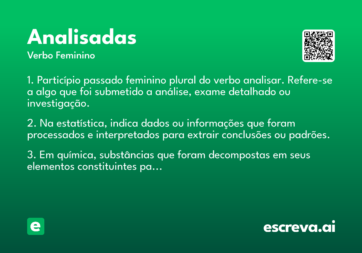 analisadas