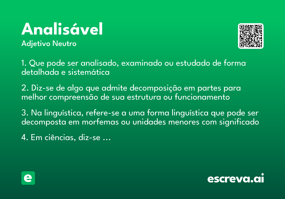 analisável