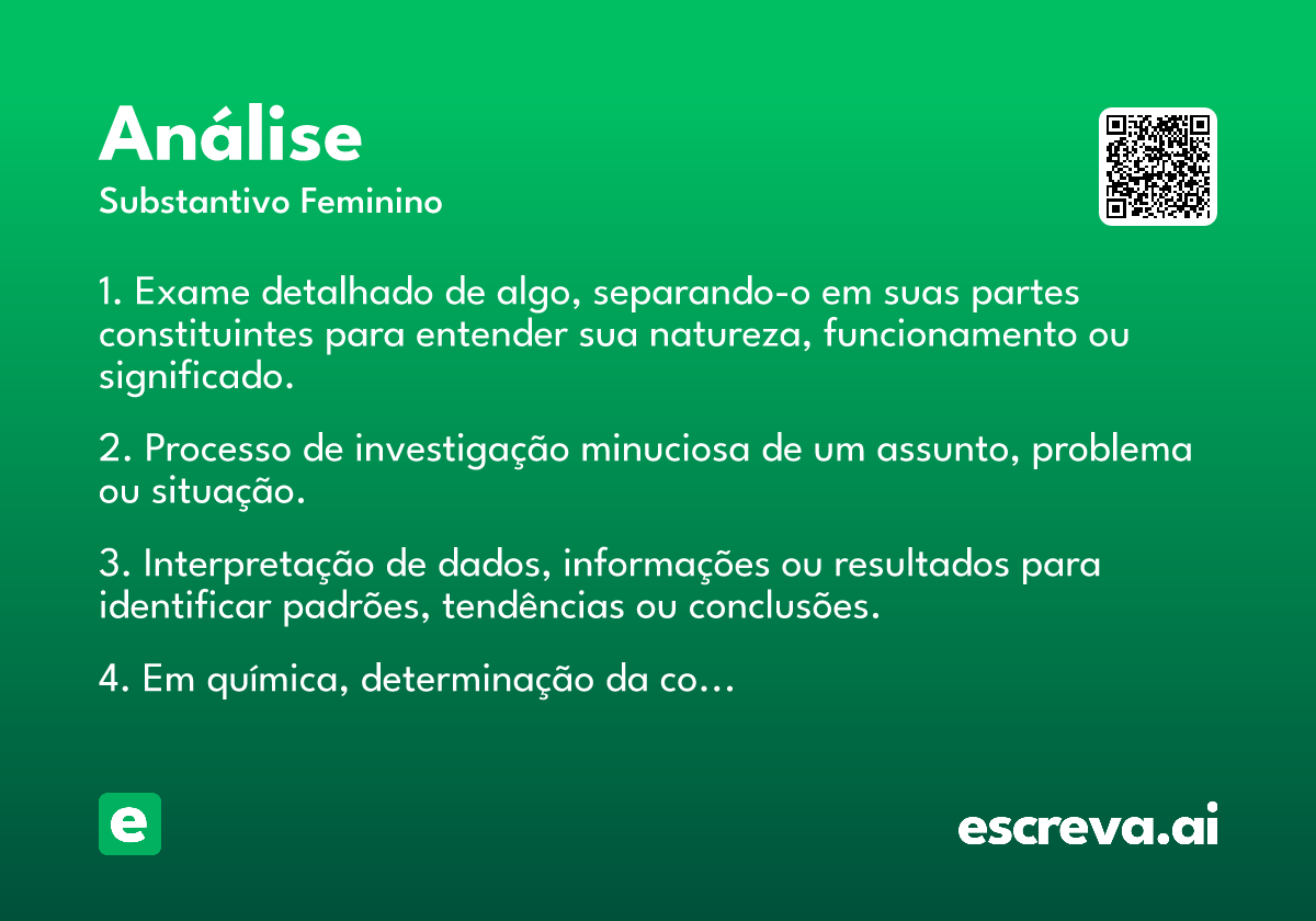 análise