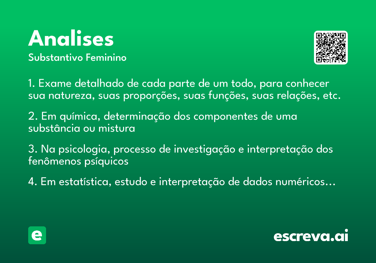 analises