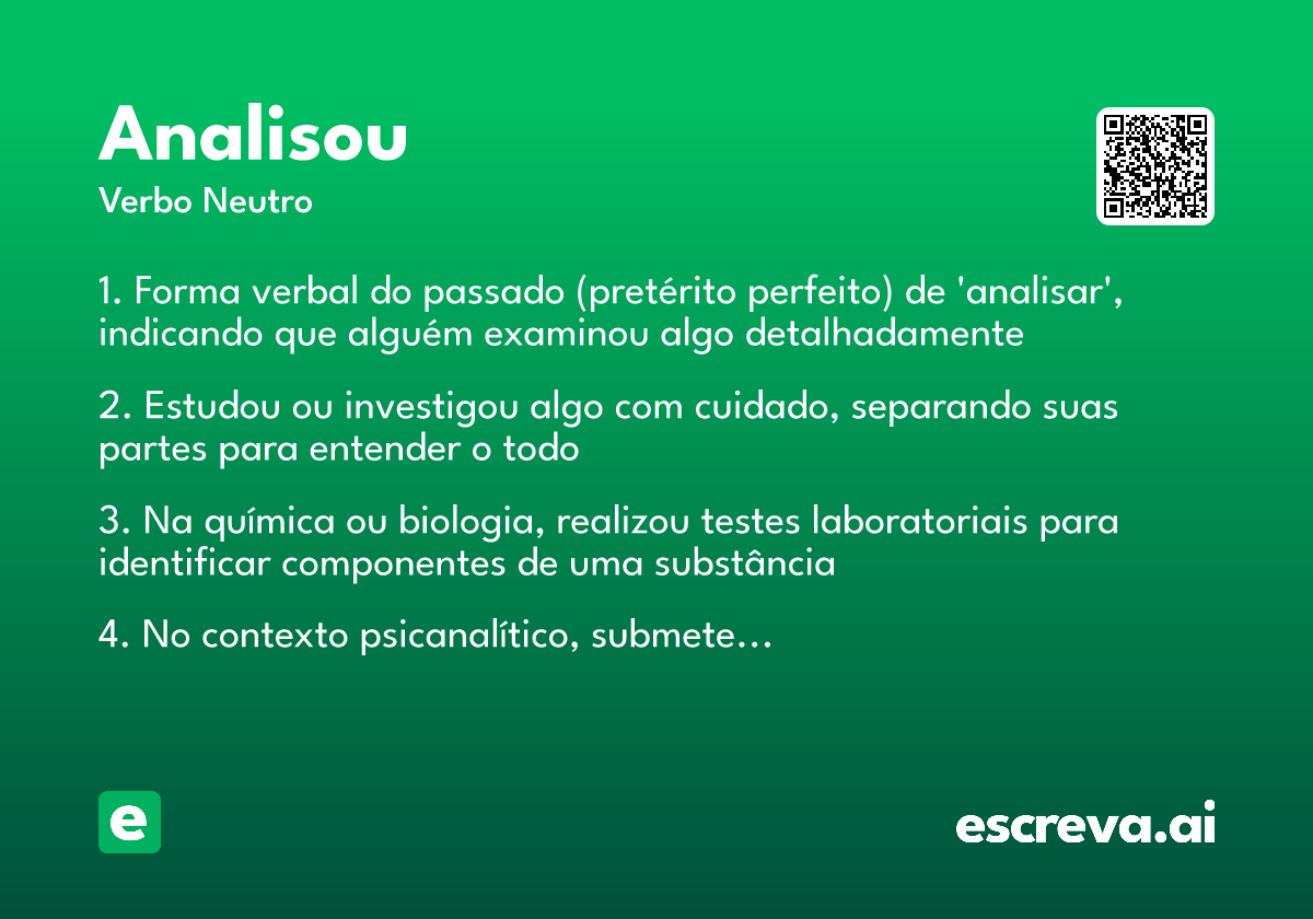 analisou