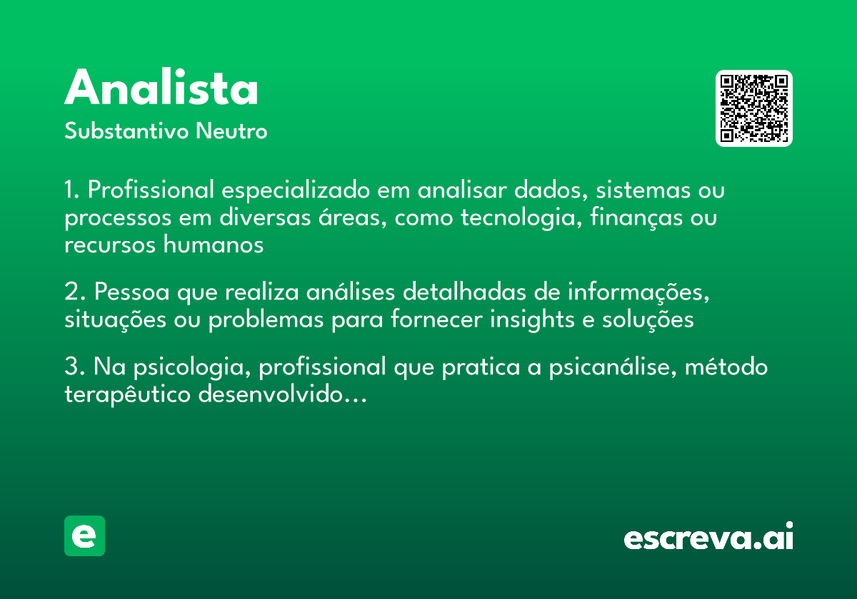 analista