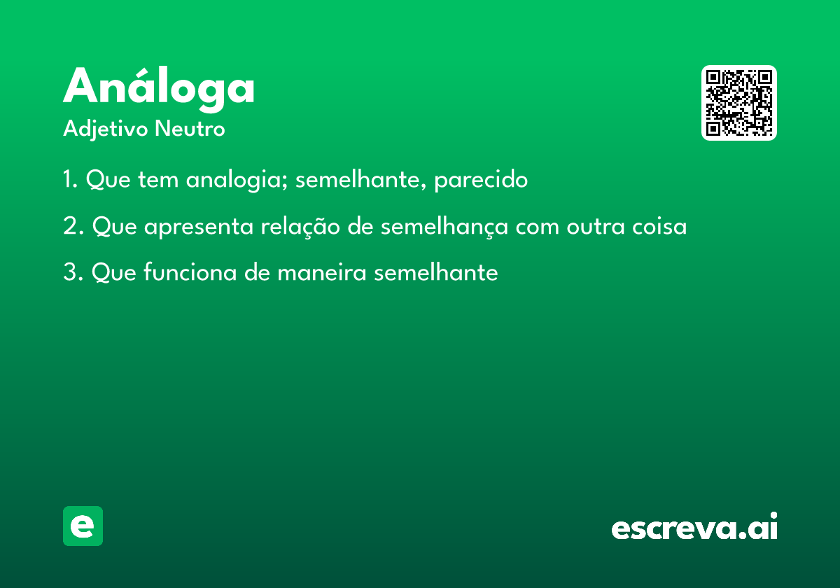 análoga