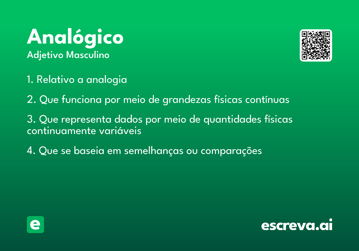 analógico