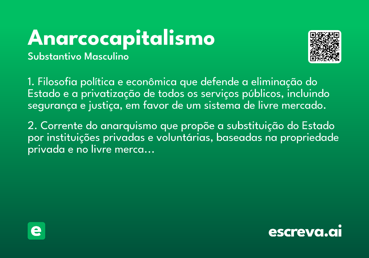 anarcocapitalismo