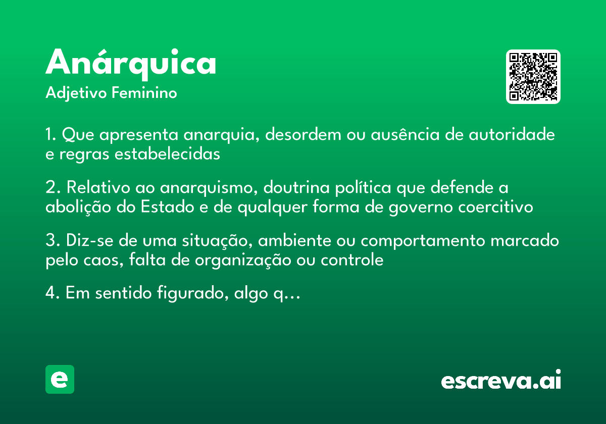 anárquica