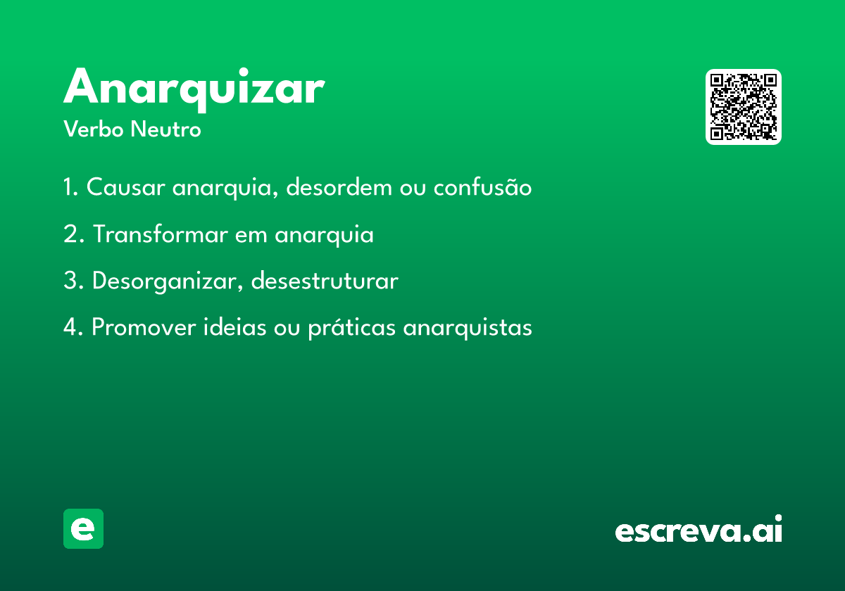anarquizar