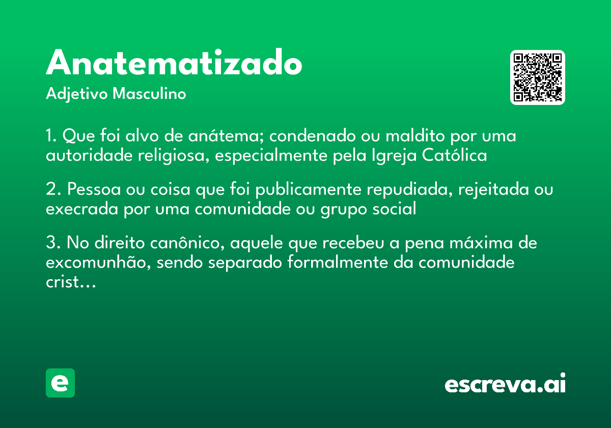 anatematizado