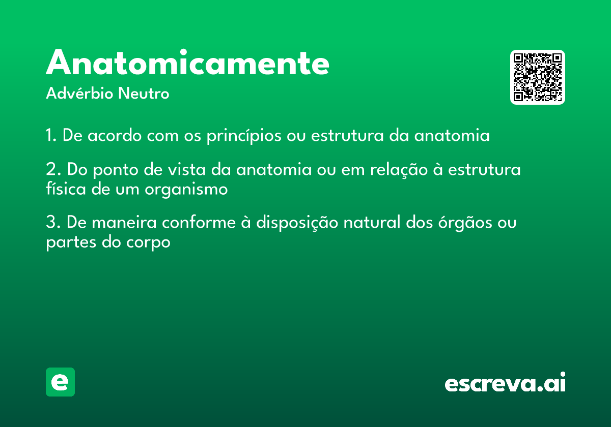 anatomicamente