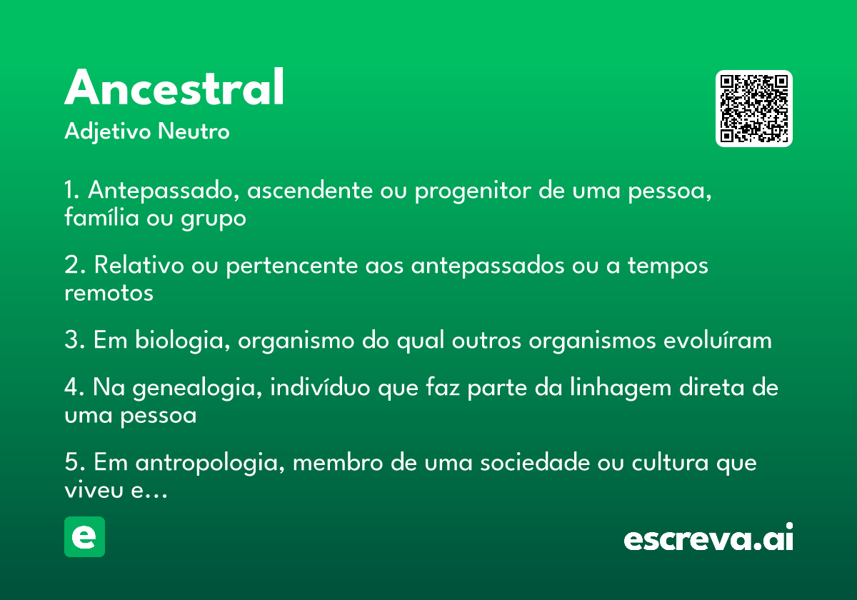 ancestral
