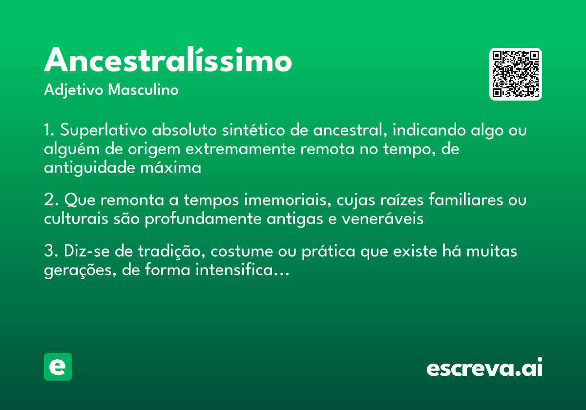 ancestralíssimo
