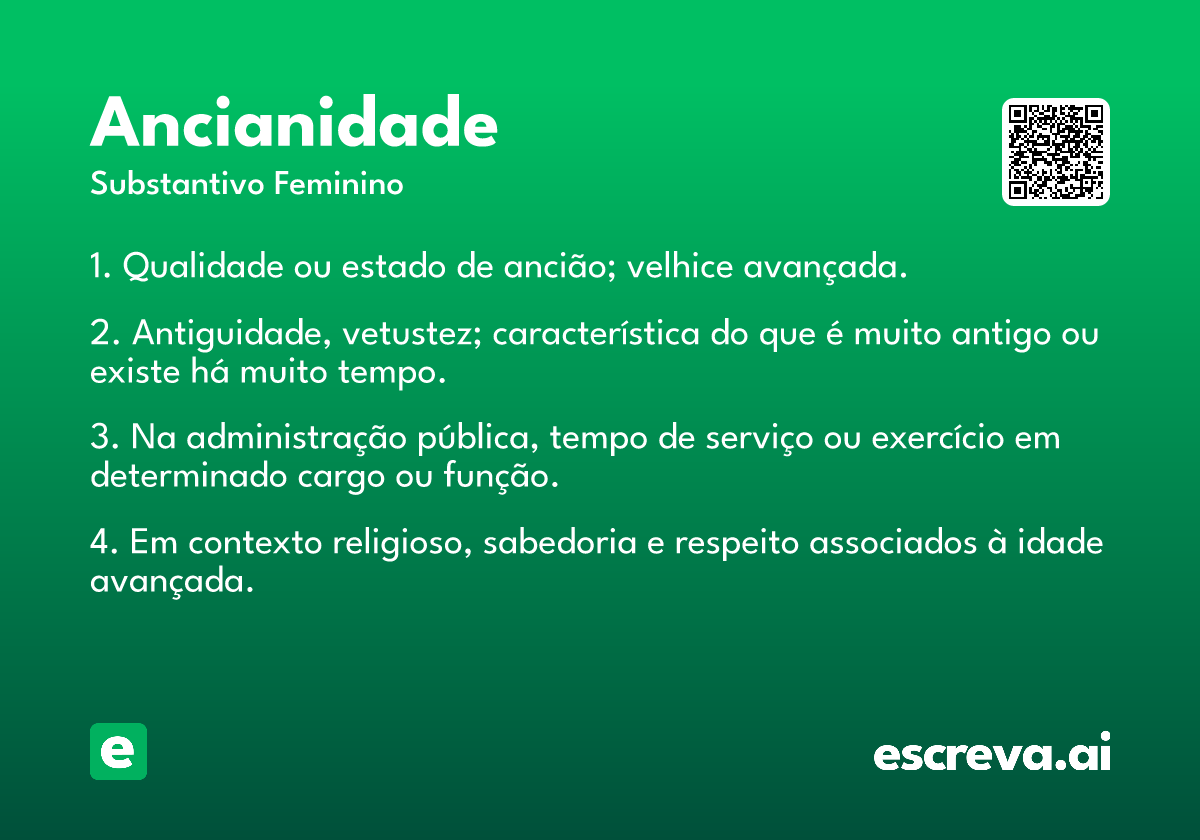 ancianidade