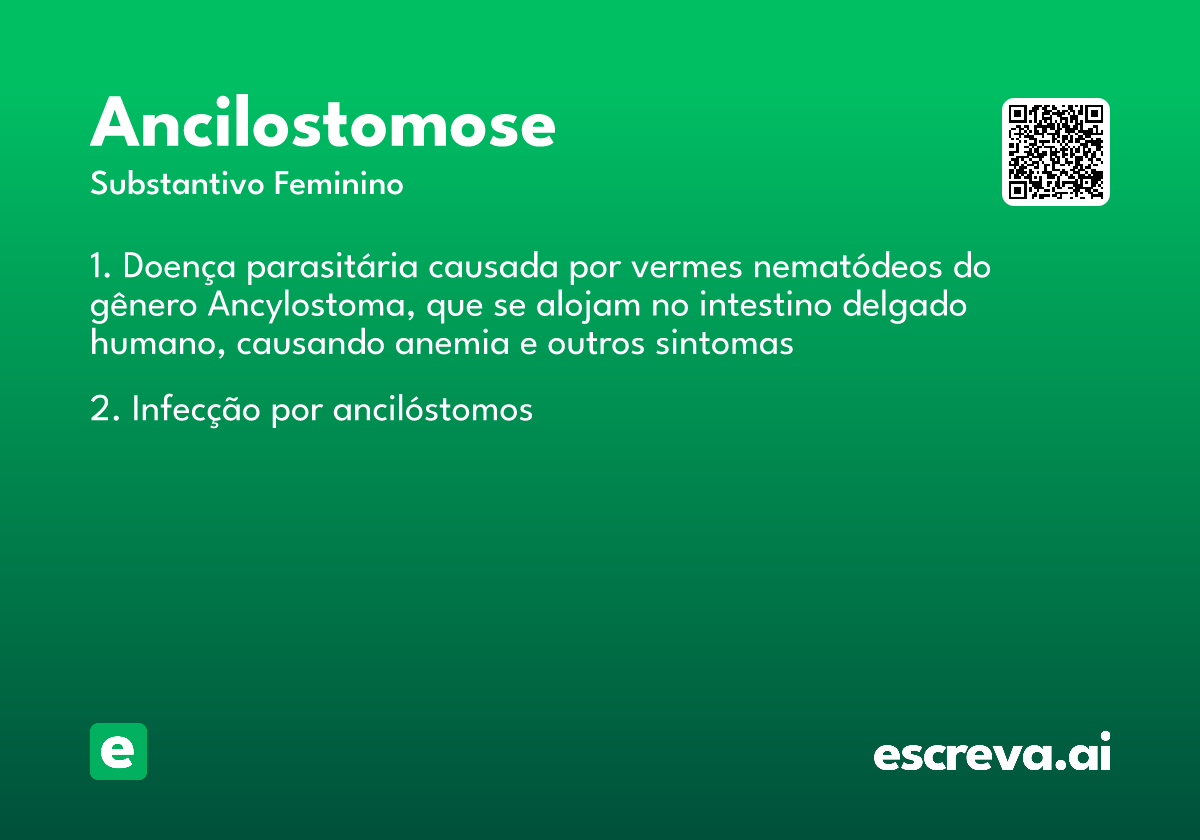ancilostomose