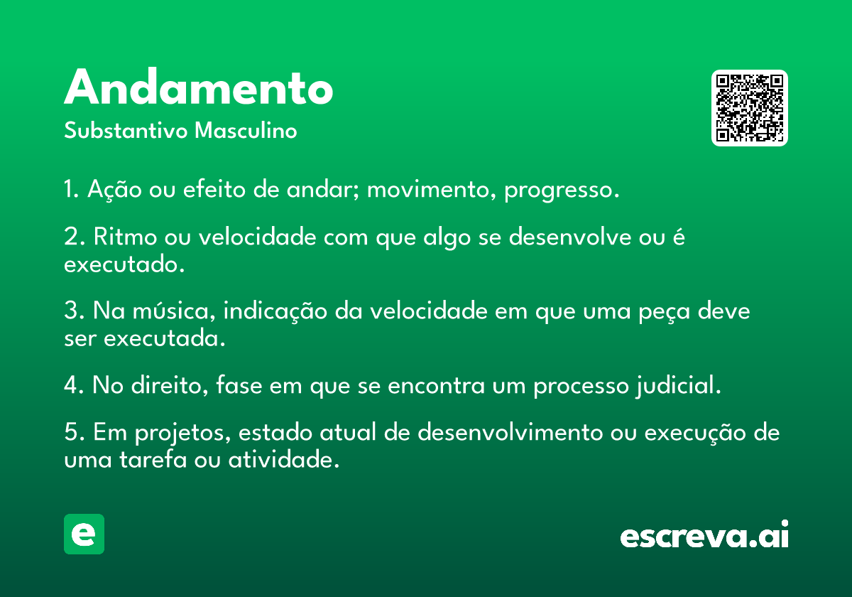 andamento
