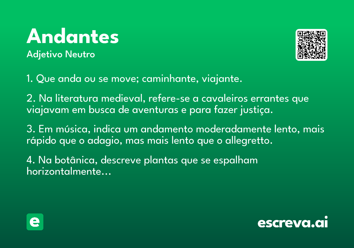 andantes