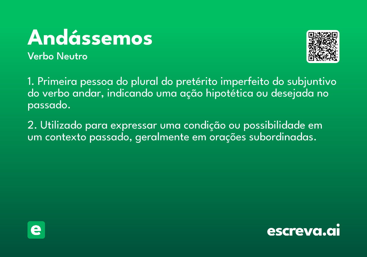 andássemos