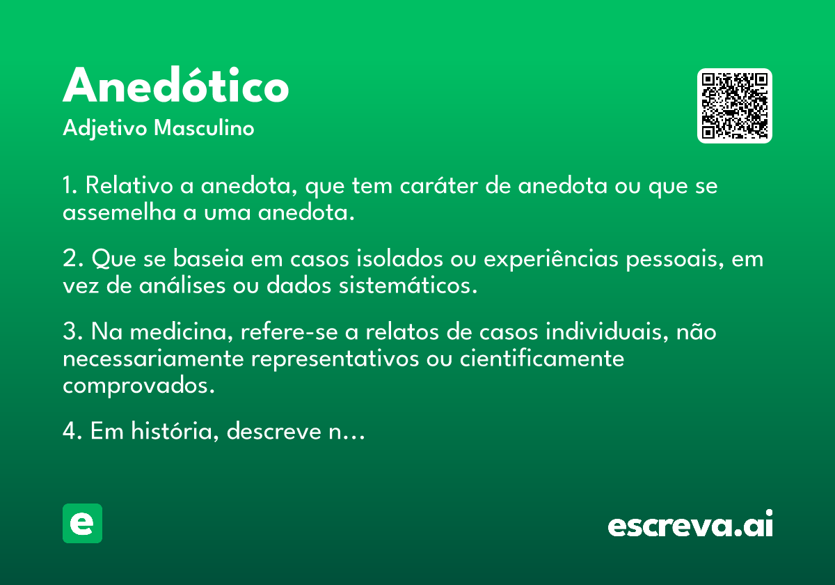 anedótico