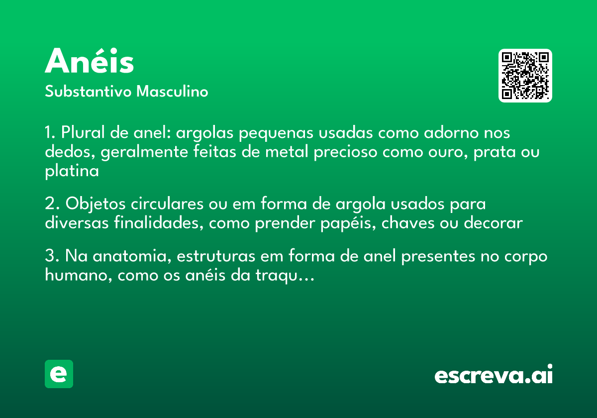 anéis