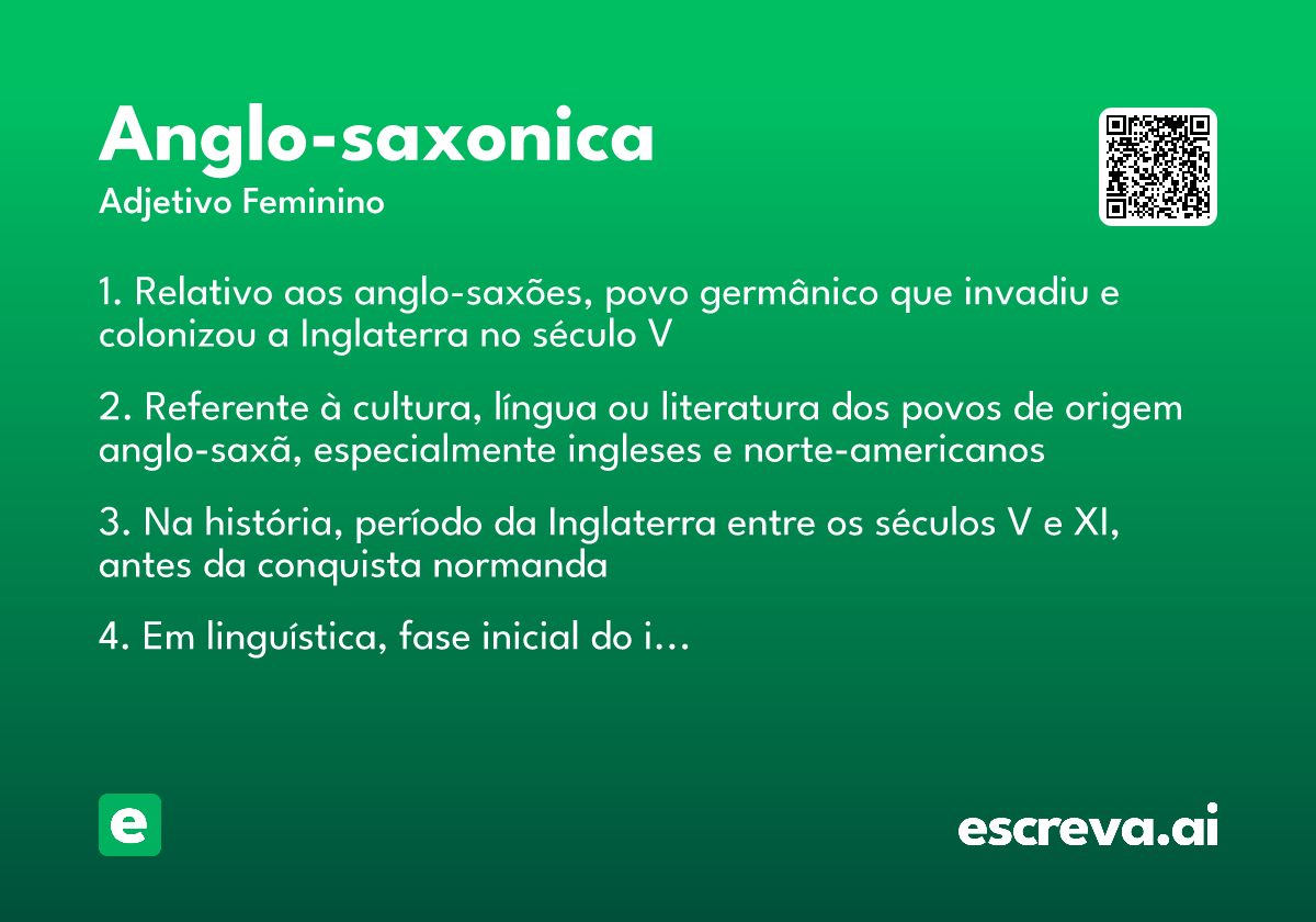 anglo-saxonica
