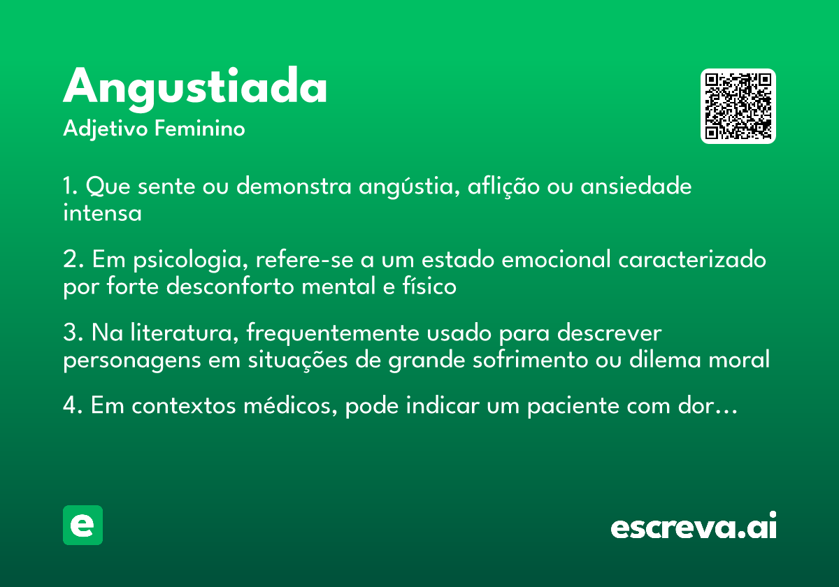 angustiada