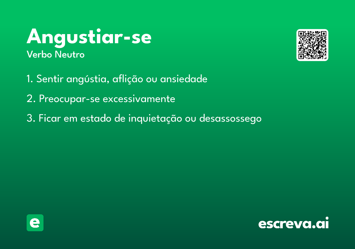 angustiar-se