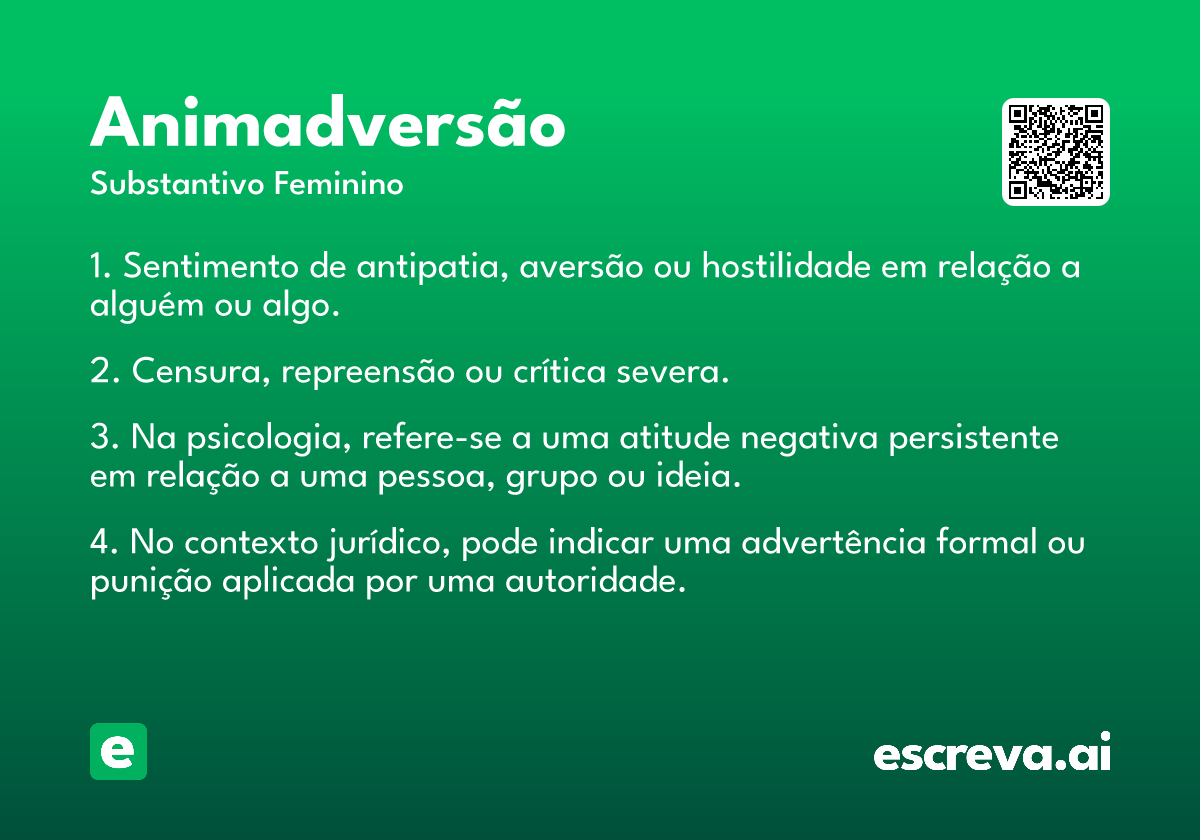 animadversão